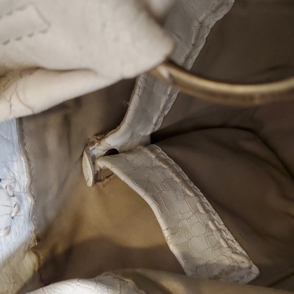 49 square miles white leather bag - Picture 7 of 8